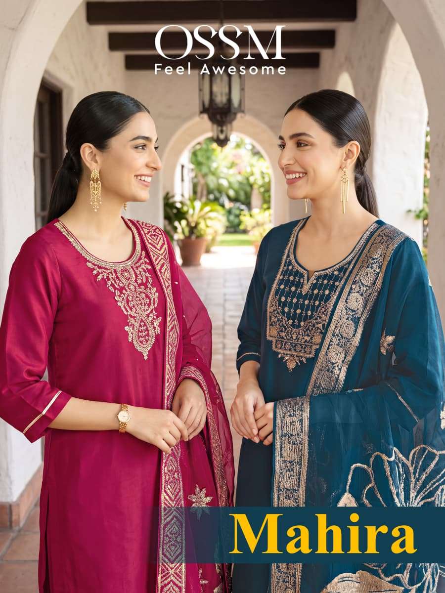 Ossm Mahira Readymade Fancy 3 Piece Pair Catalog Dealers