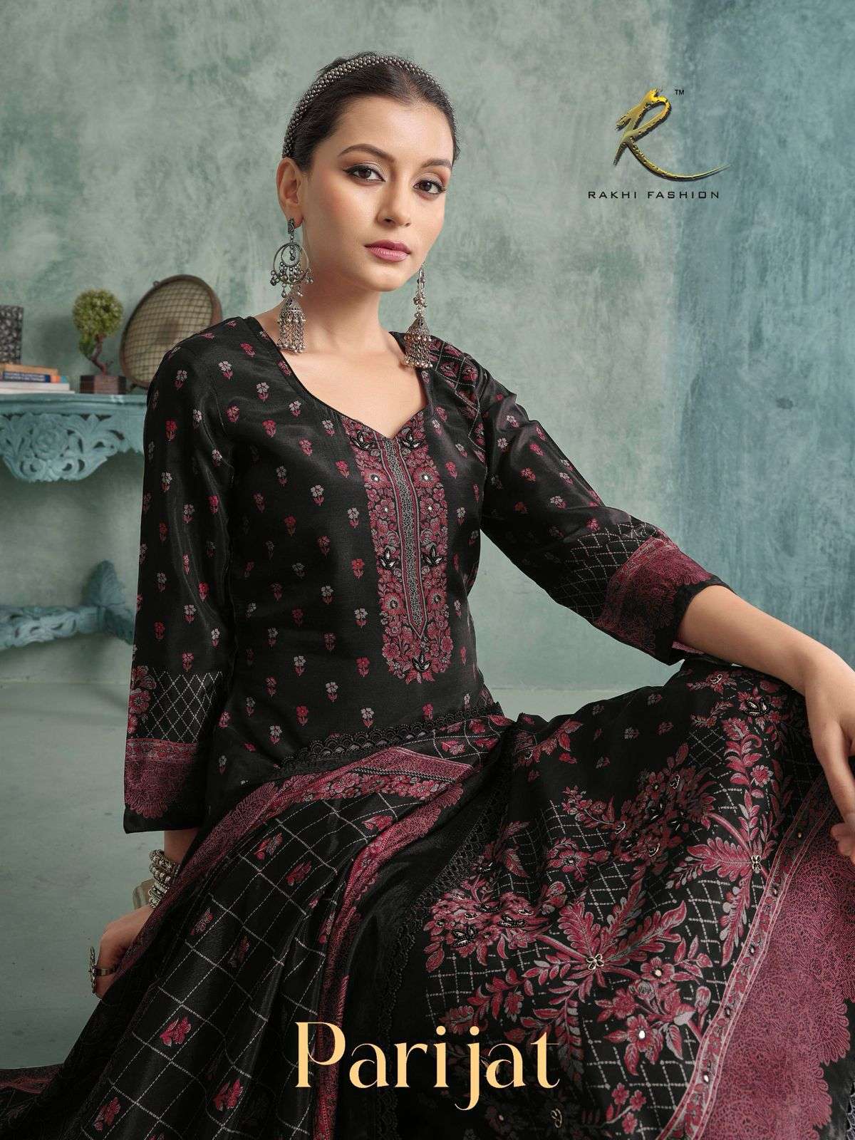 Rakhi Fashion Parijat 55689 Premium Designs Ladies Suit Exporters