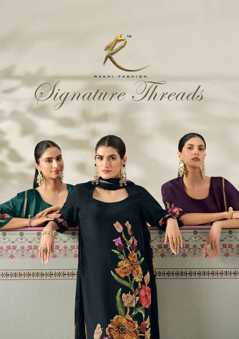 Rakhi Fashion Signature Threads 55703 Digital Printed Fancy Modal Suit Collection