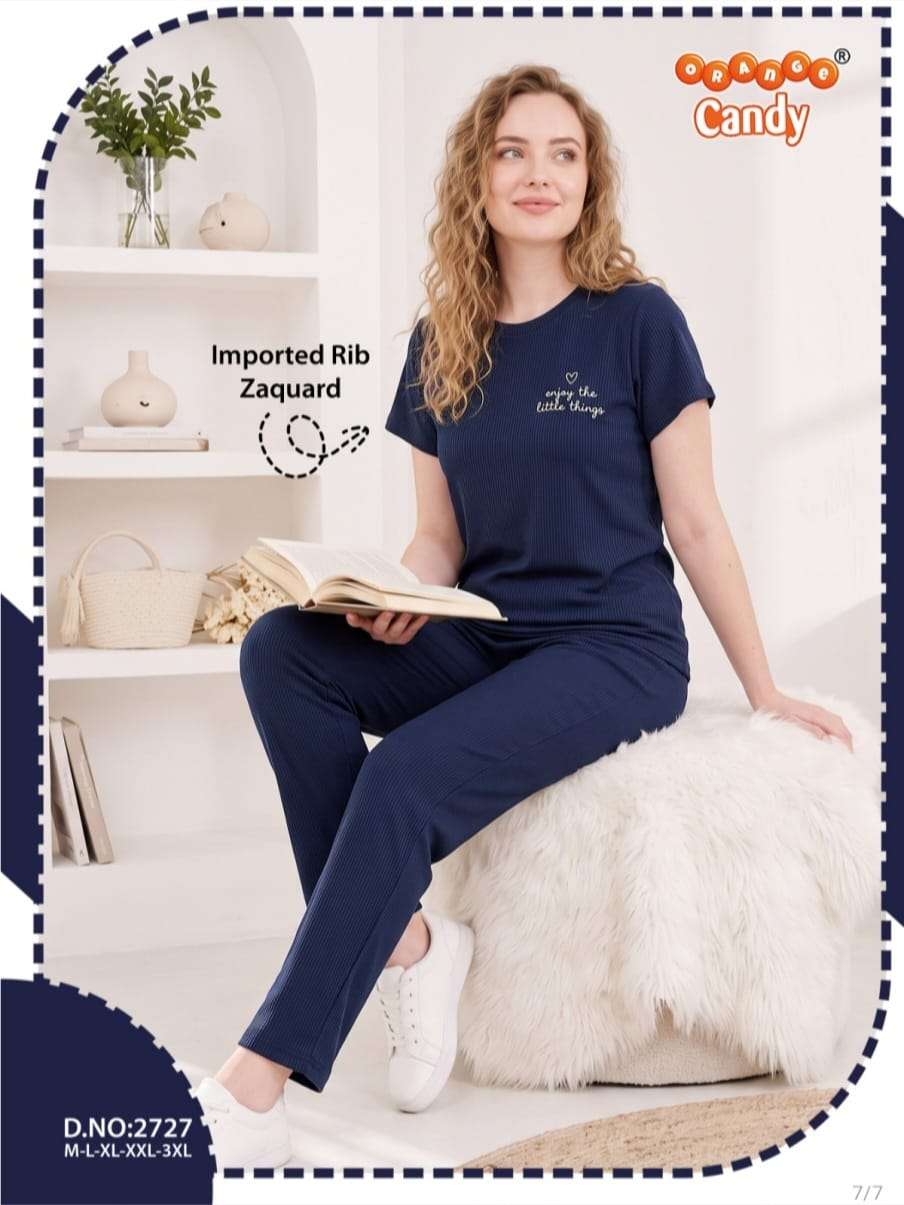 Premium Night Suit D 2727 Imported Tencel Ladies Night Suit Wholesalers