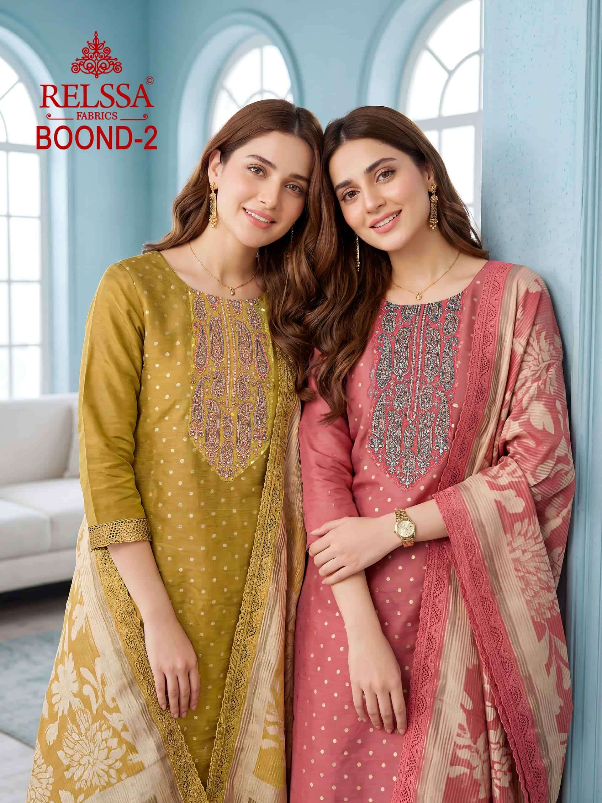 Relssa Boond Vol 2 Exclusive Style Designer Salwar Suit Wholesalers