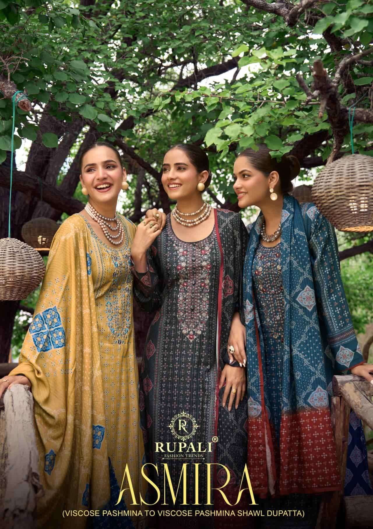 Rupali Fashion Asmira Winter Wear Pashmina Salwar Suit Wholesalers