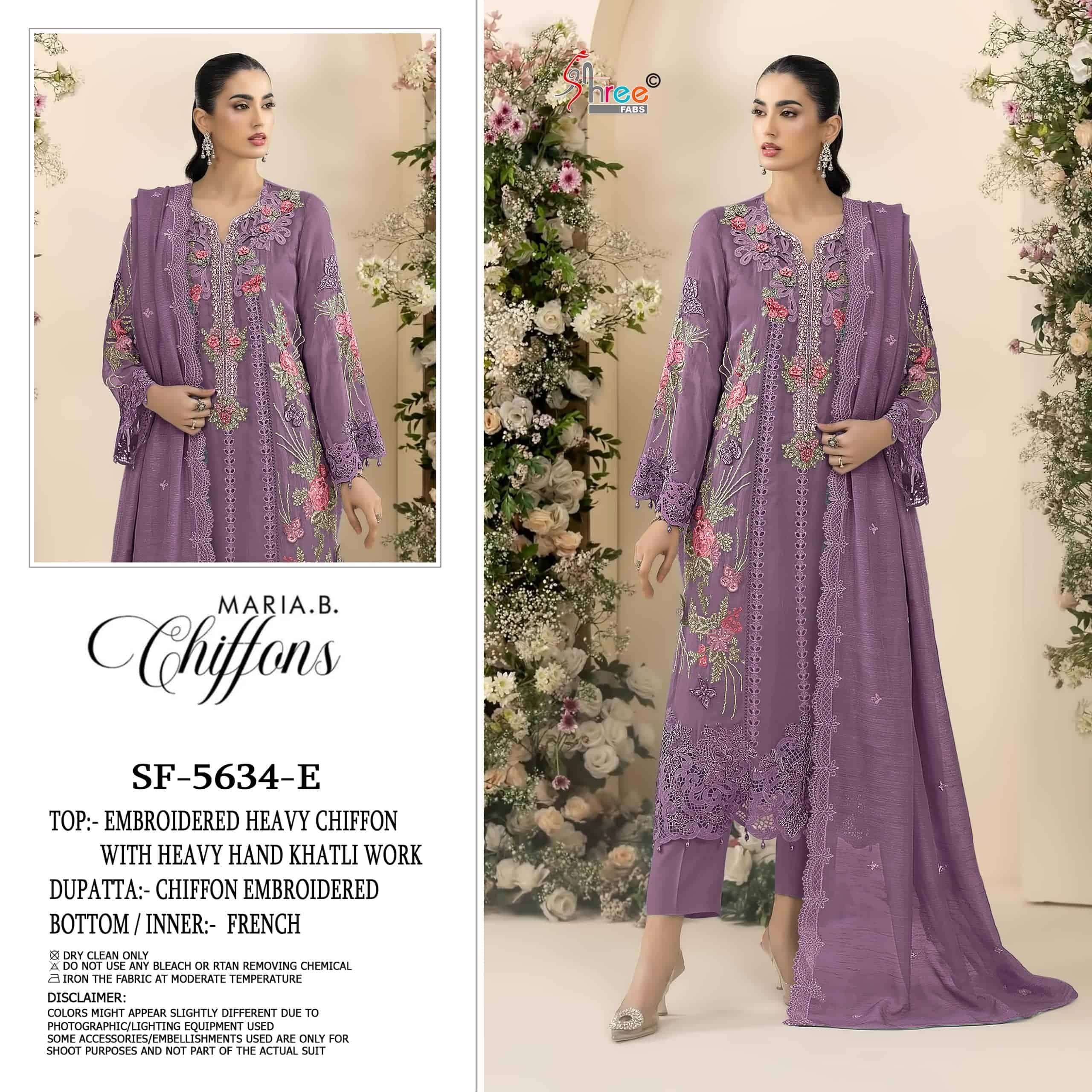Shree Fabs Sf 5634 Efgh Pakistani Designer Dress Catalog Exporters