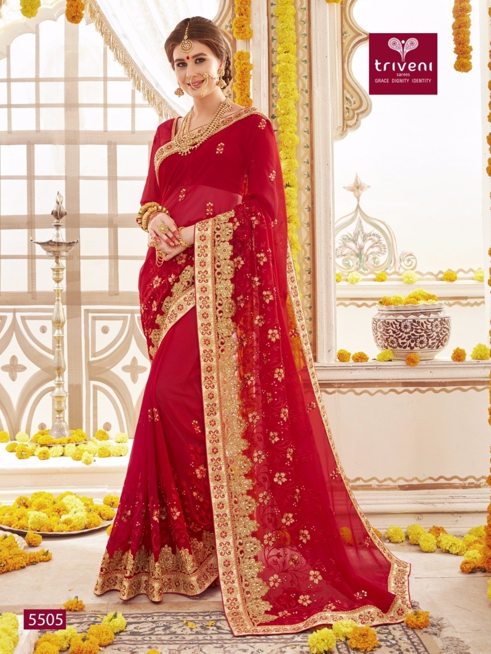 Dyed Georgette Heavy Embroidery Saree Diamond Work Blouse With Dupatta  Dulhan Special 03 | lupon.gov.ph