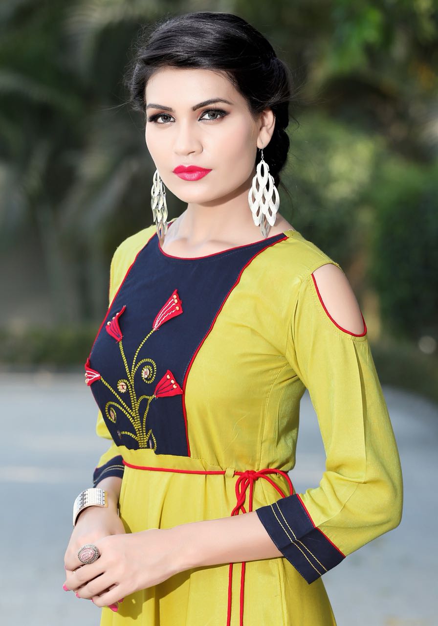 Mittoo prasang vol 2 gown style long kurti Catalogue from surat best price