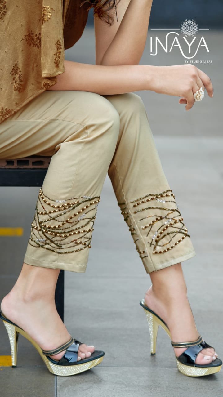 Buy online Green Solid Cigarette Pants Trouser from bottom wear for Women  by De Moza for 699 at 30 off  2023 Limeroadcom