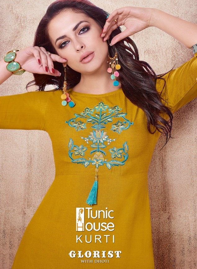 Persian Blue Dhoti Kurti Dress – Pasha India