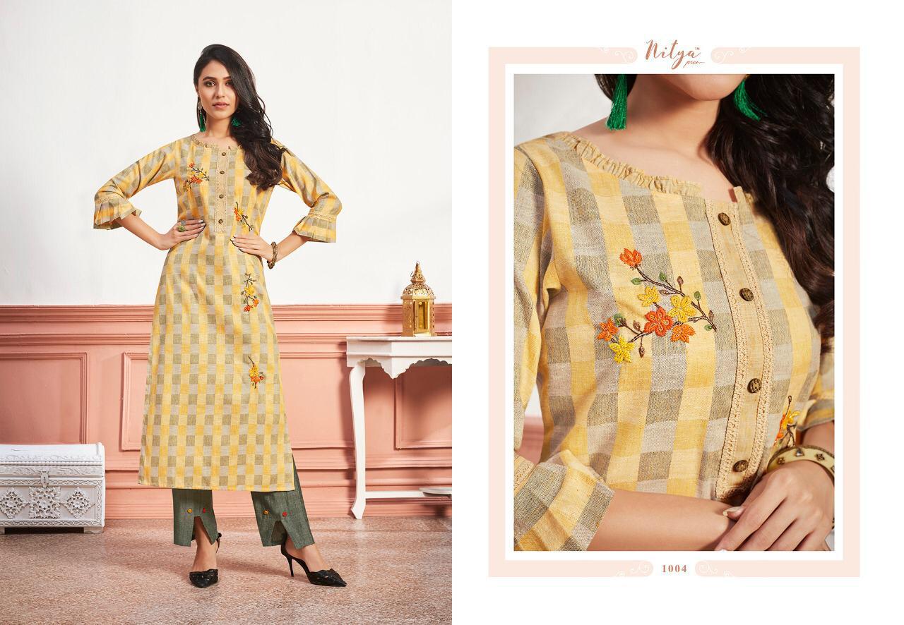 LT Fabrics Nitya Aura Vol 2 Digital Printed Rayon Kurtis Collection  Wholesale