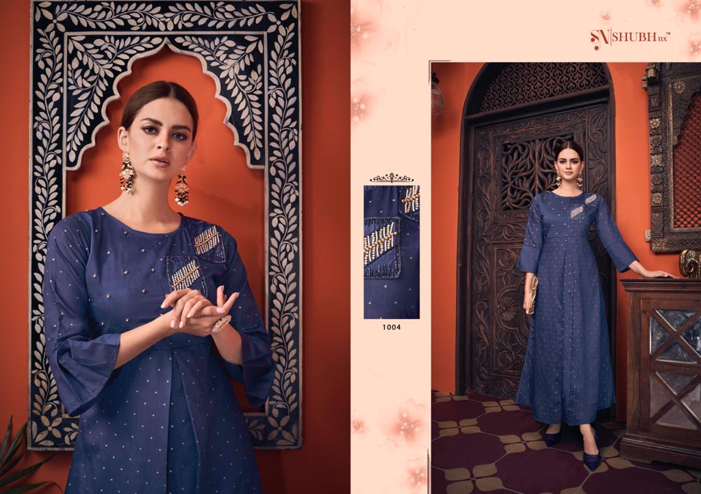 Kesari Exports Designer Gown Style Long Kurtis at Rs 1135 in Surat | ID:  20834742948