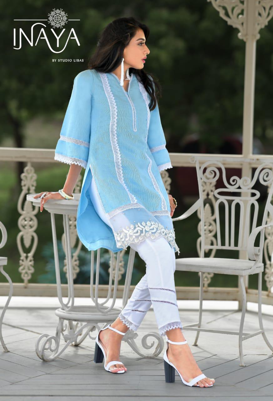 Buy Coral Peach Pakistani Suit With Cigarette Pant Online - LSTV04182 |  Andaaz Fashion