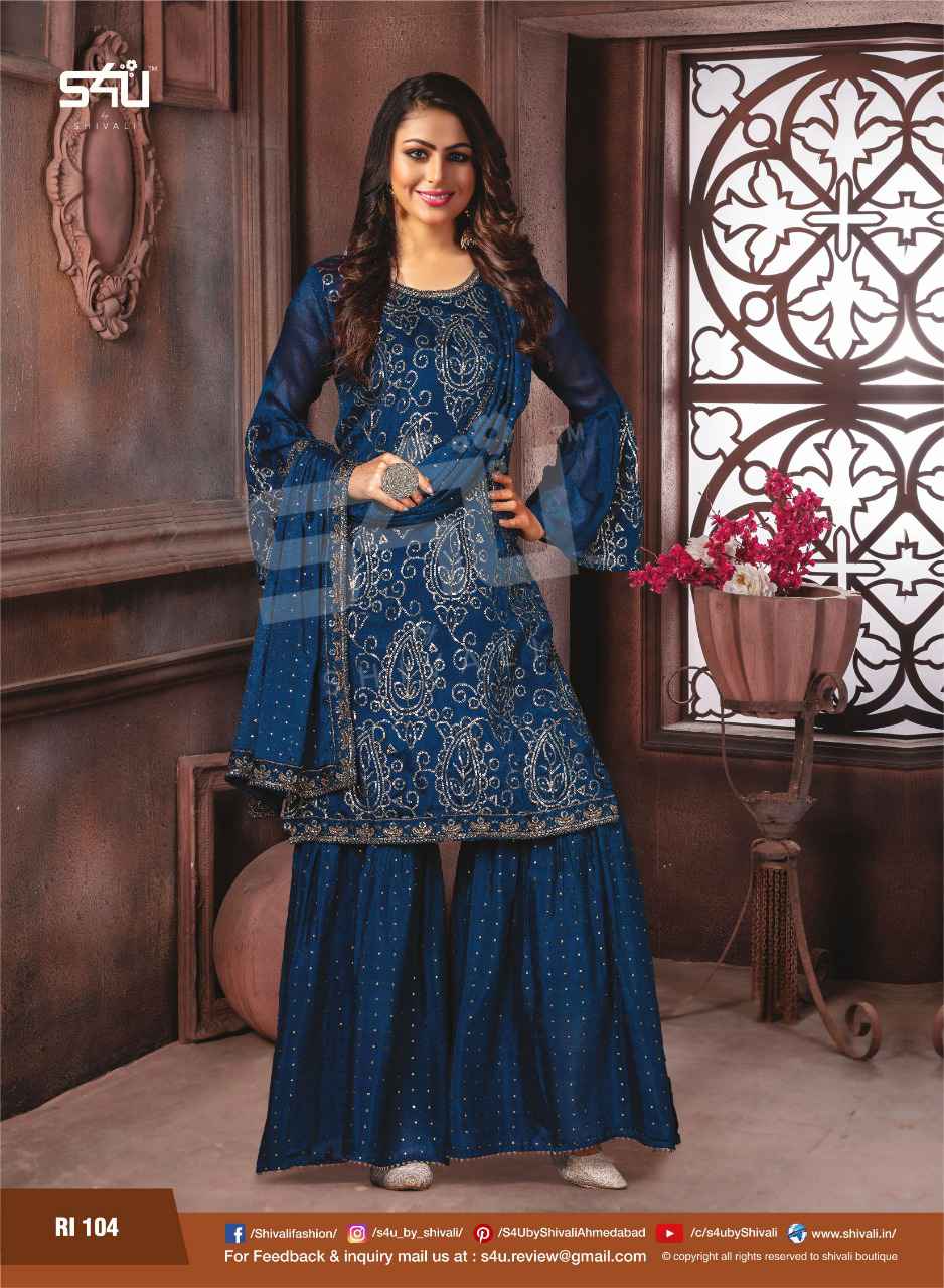 navkar suffy vol-2 201-208 series readymade designer dress for women online  market surat