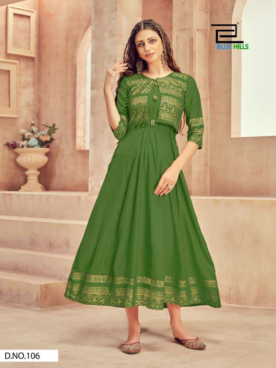 Buy Multi Colored Kurti With Abstract Floral Print In Attached Jacket  Pattern With Green Sharara Online - Kalki Fashion