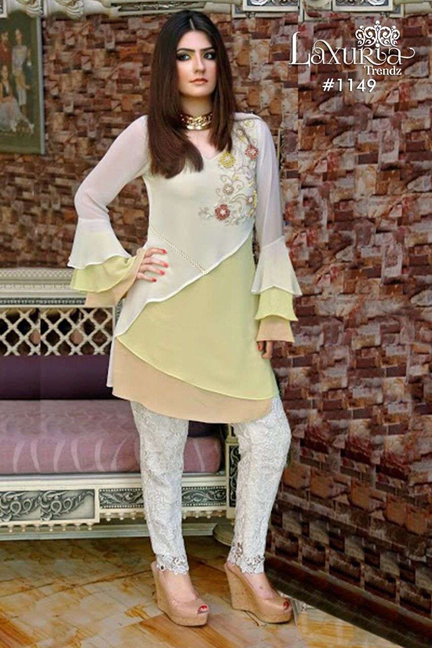 Buy Pink Embroidered Kurti with Pants Set for Women Online in India