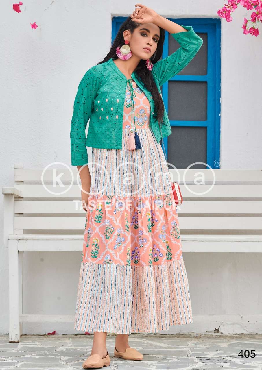 Latest Kurti Designs With Jacket Images 2023