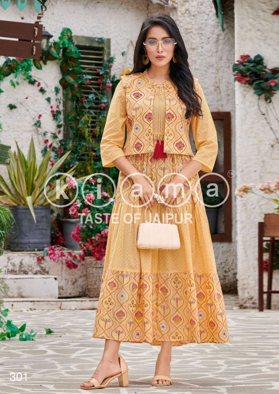 Gamthi Ladies Flavour Designer Jacket Style Kurti Catalogue