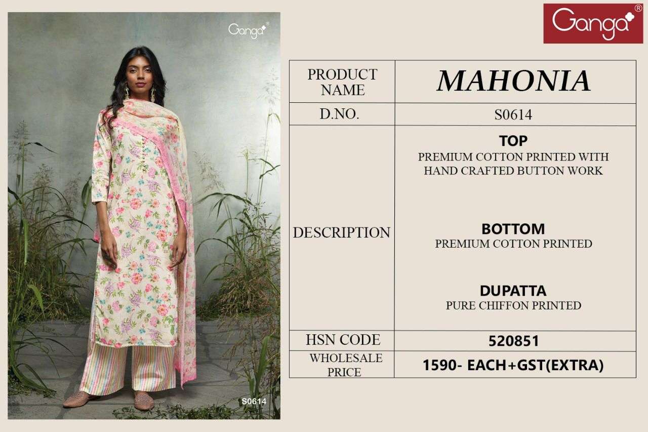 Ganga Lyla 780 Designer Linen Silk Salwar Suit New Collection in surat