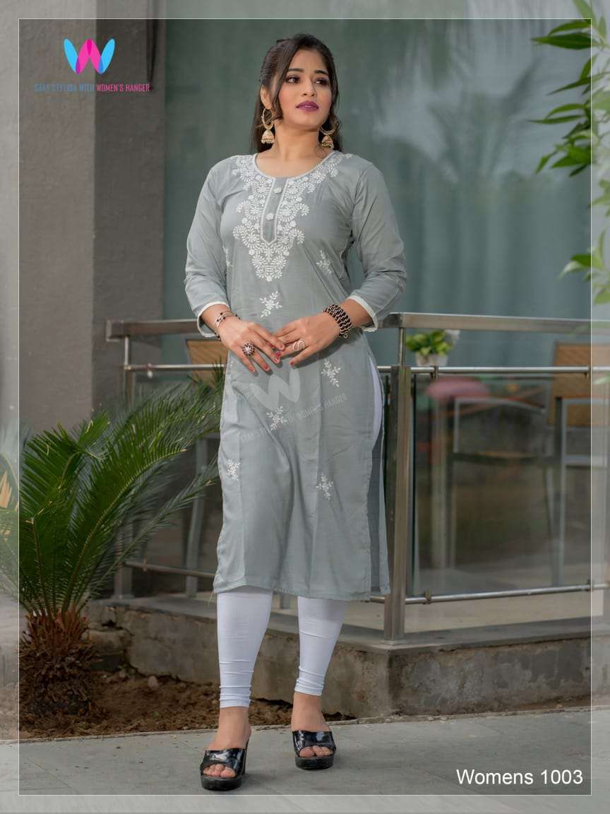 Green solid straight kurta with gota lines, paired with green printed –  Fabnest