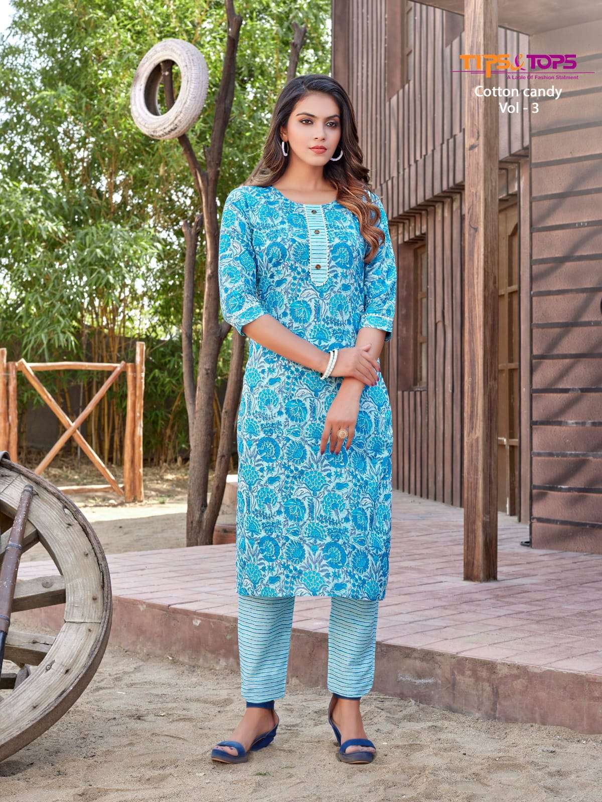 Buy Pack of 4 Cotton Printed Kurtis by Pakhi (4CK1) Online at Best Price in  India on Naaptol.com