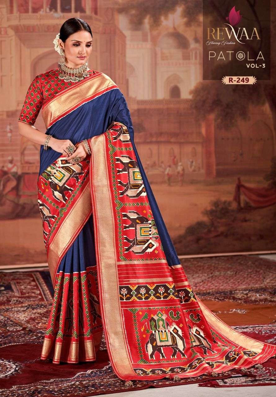 Buy Yellow Smooth Silk Festival Wear Patola Saree Online From Wholesale  Salwar.