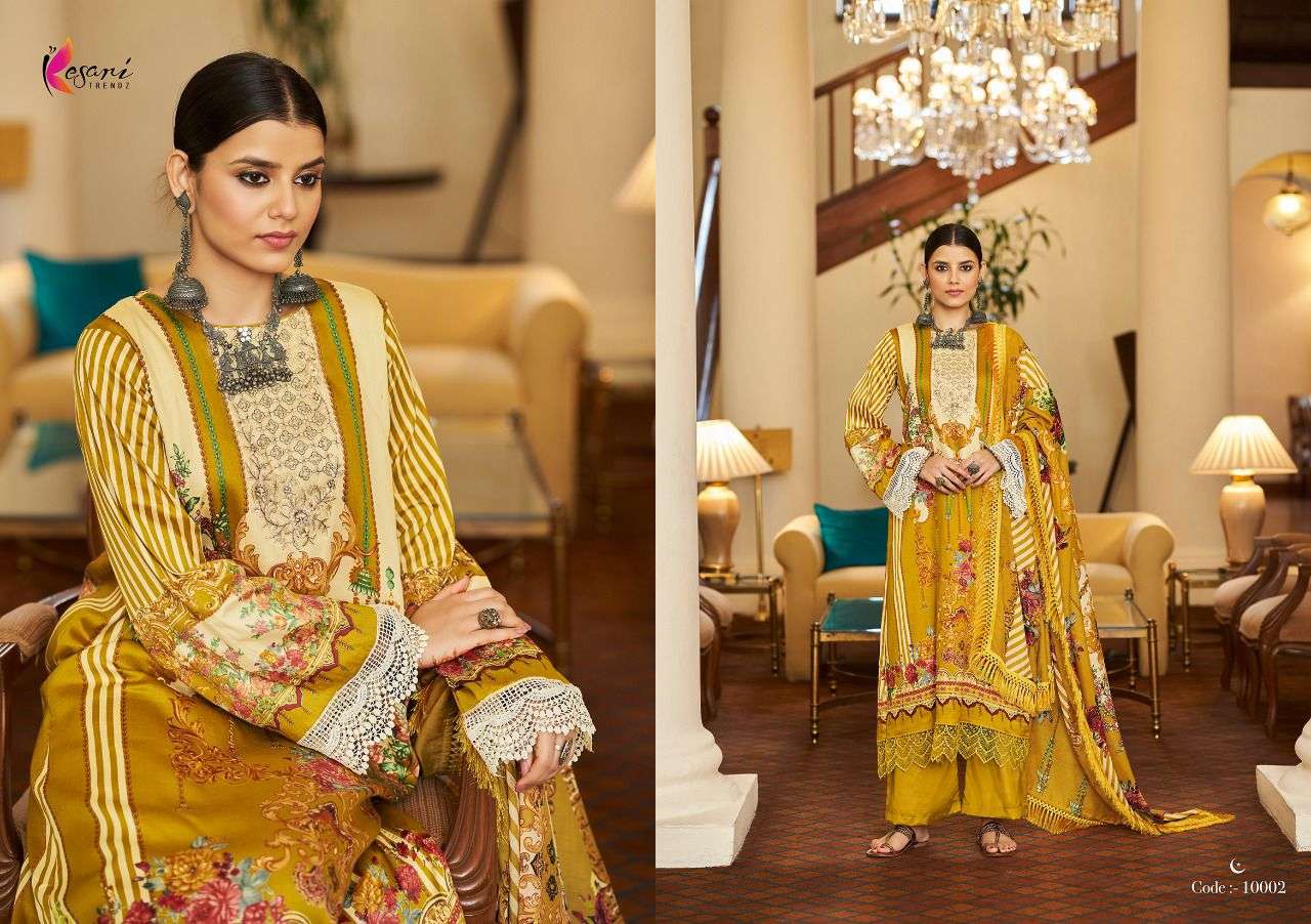 Kesari Trends Jashn E bahar Fancy Pakistani Suit Catalog Supplier