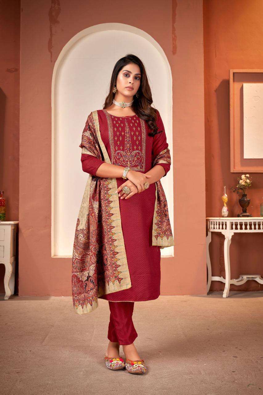 Velvet Fusion Kashmiri Pakistani Suit – Fabvilla-nextbuild.com.vn
