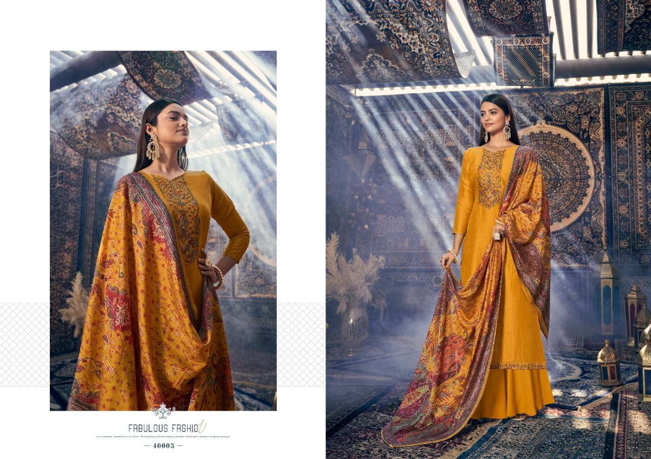 Buy Lavender Embroidered Silk Pakistani Salwar Suit Online