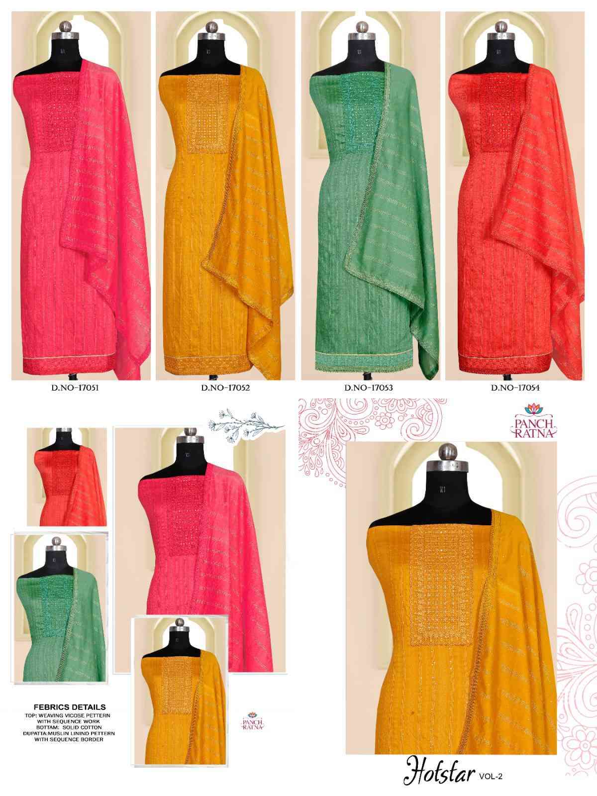 Panch Ratna Hotstar Vol 2 Exclusive Fancy Viscose Unstitch Dress