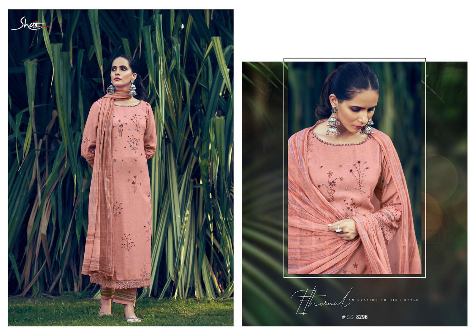 Jay Vijay Shai Savera Exclusive Digital Style Pure Linen Suit Catalog