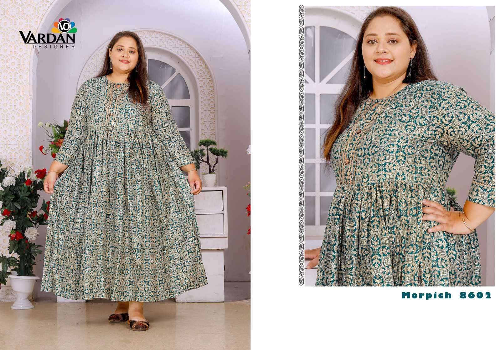 Cotton Print gown Ghera at Rs 1500/piece | Cotton Frock & Gown in Surat |  ID: 25974100033