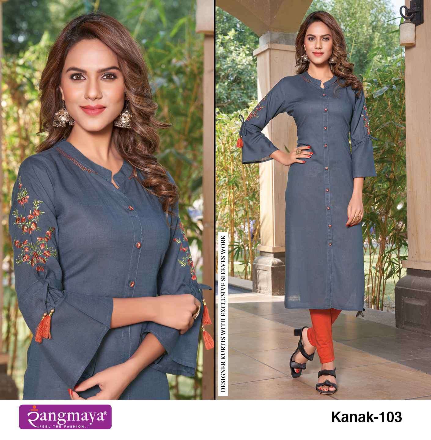 Half Sleeve Designer Cotton Kurti, Size : L, M, XL, Style : Straight at Rs  300 / Piece in Rajkot