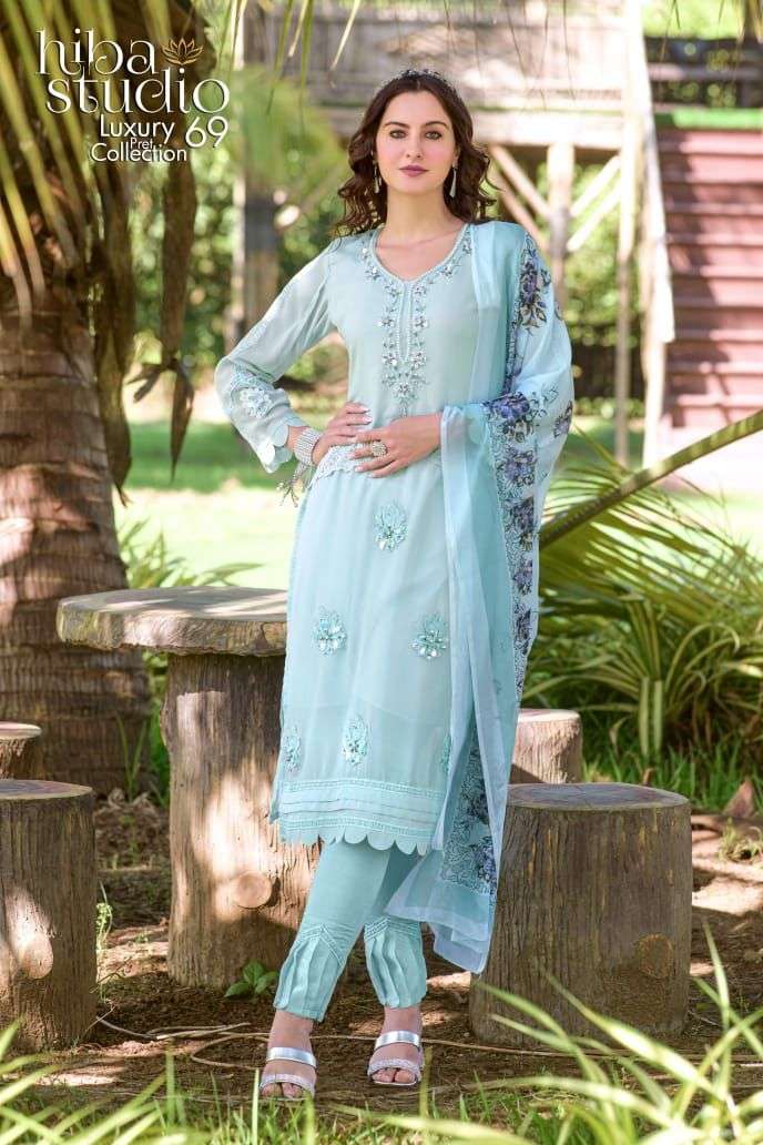 Hiba Studio LPC Vol 69 Pakistani Readymade Suit Catalog Supplier