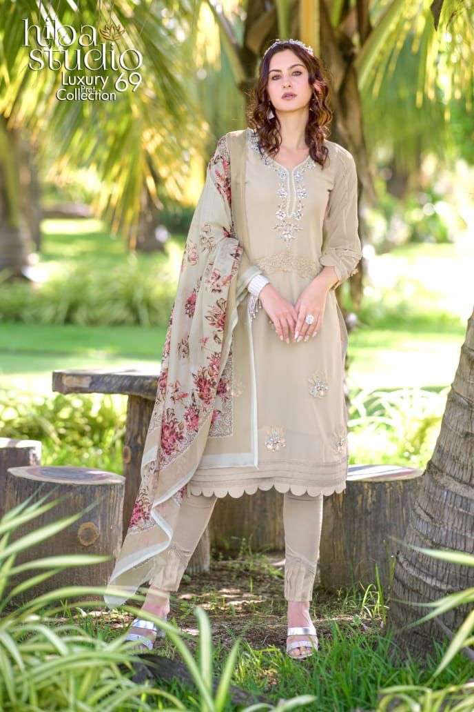 Hiba Studio LPC Vol 69 Pakistani Readymade Suit Catalog Supplier