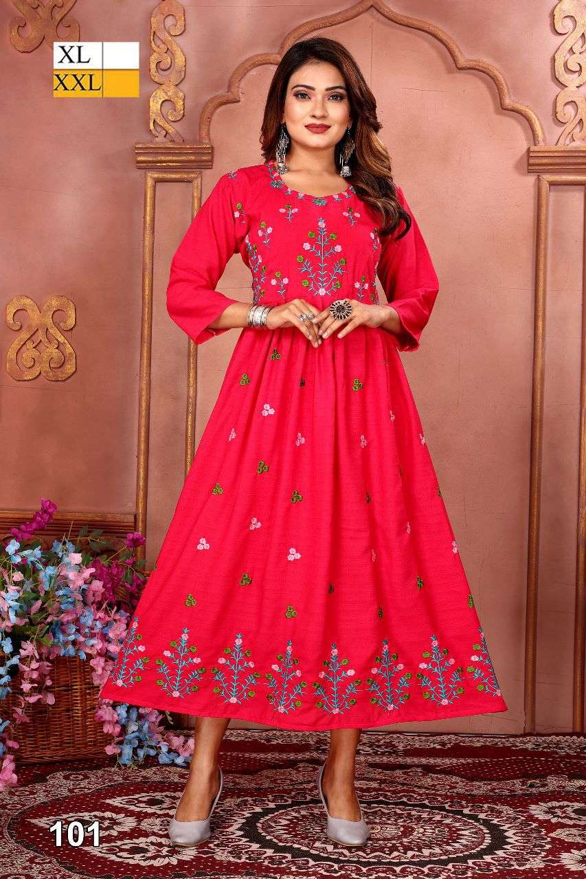 Buy Mayur Sabhyata Viscose Silk Fancy Readymade Kurtis Collection Wholesale  Price