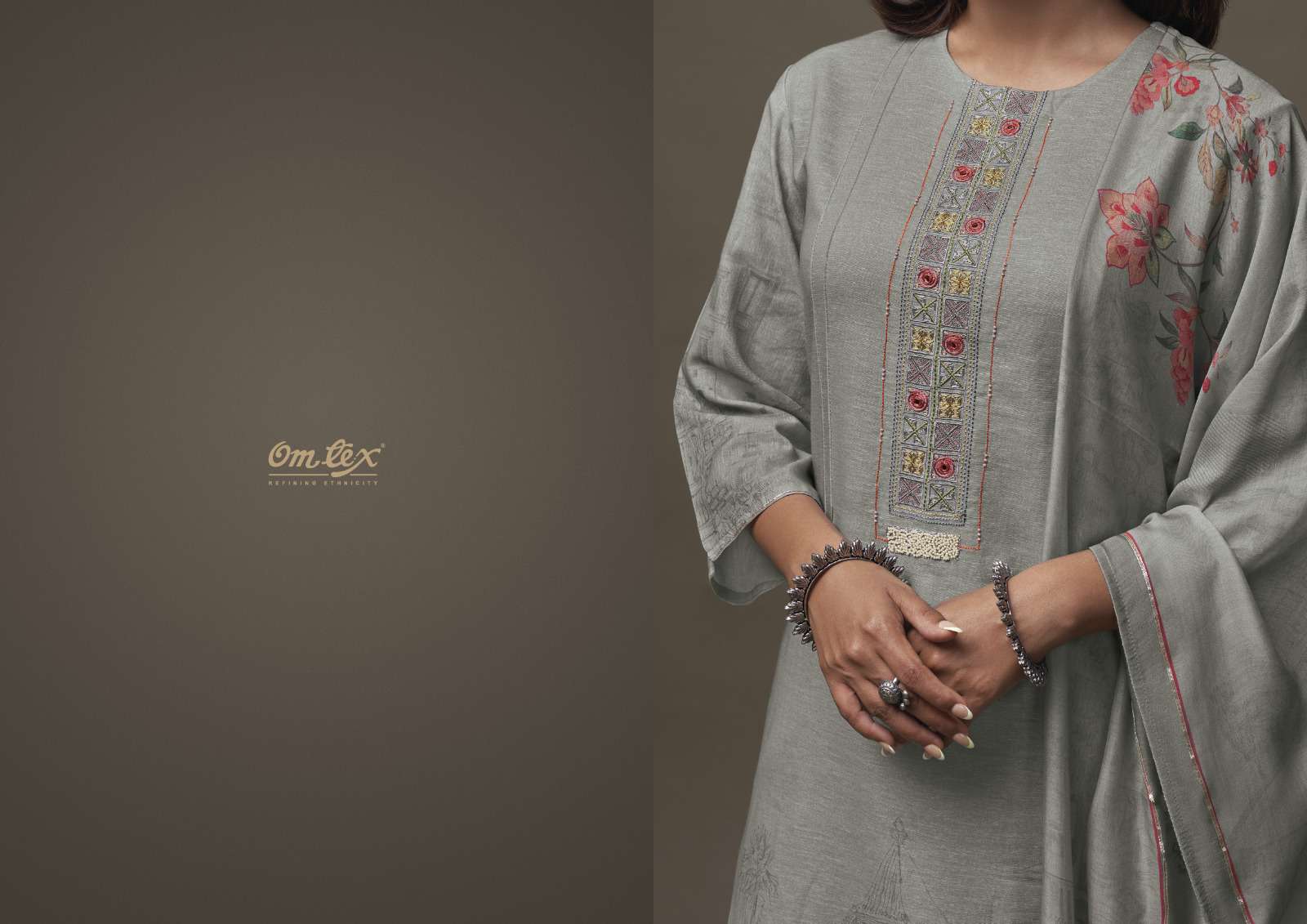 Omtex Ojasvi Exclusive Cotton Linen Salwar Suit catalog Wholesaler