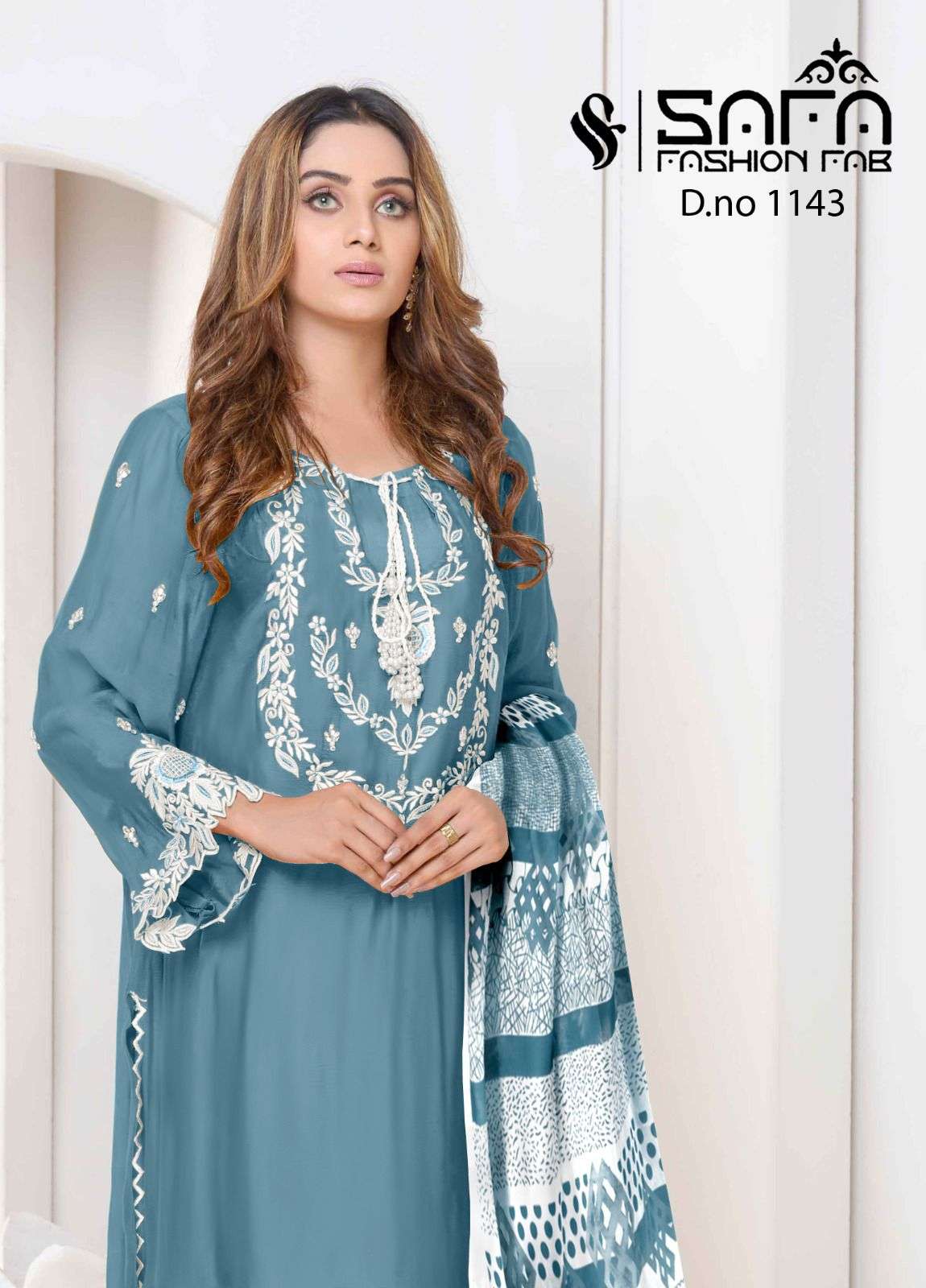 Safa Fashion Fab 1143 Stylish Pakistani Readymade Suit Catalog Exporter