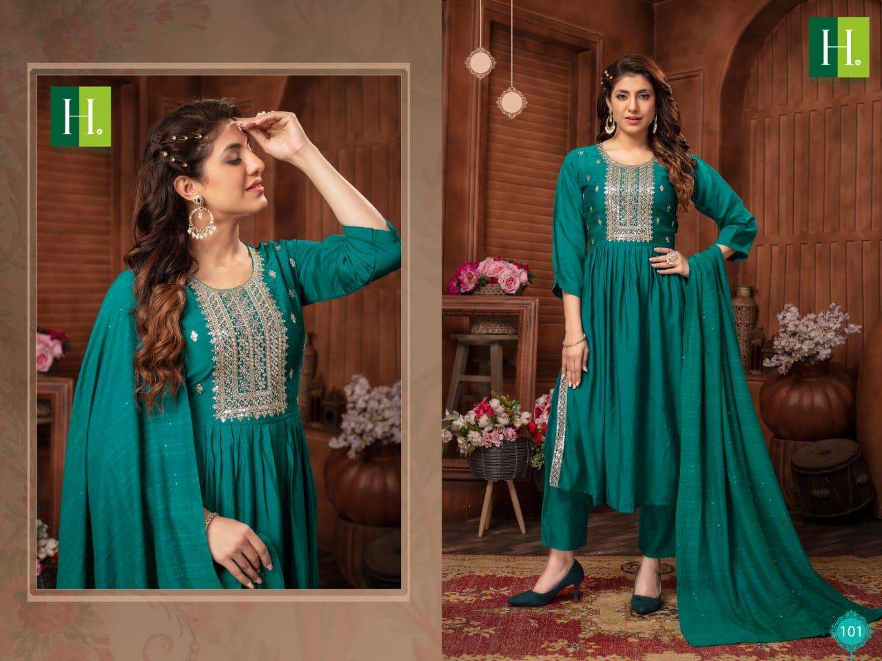 Georgette Embroidred Ladies Designer Palazzo Suit, Nyra Cut at Rs 1399/piece  in Surat