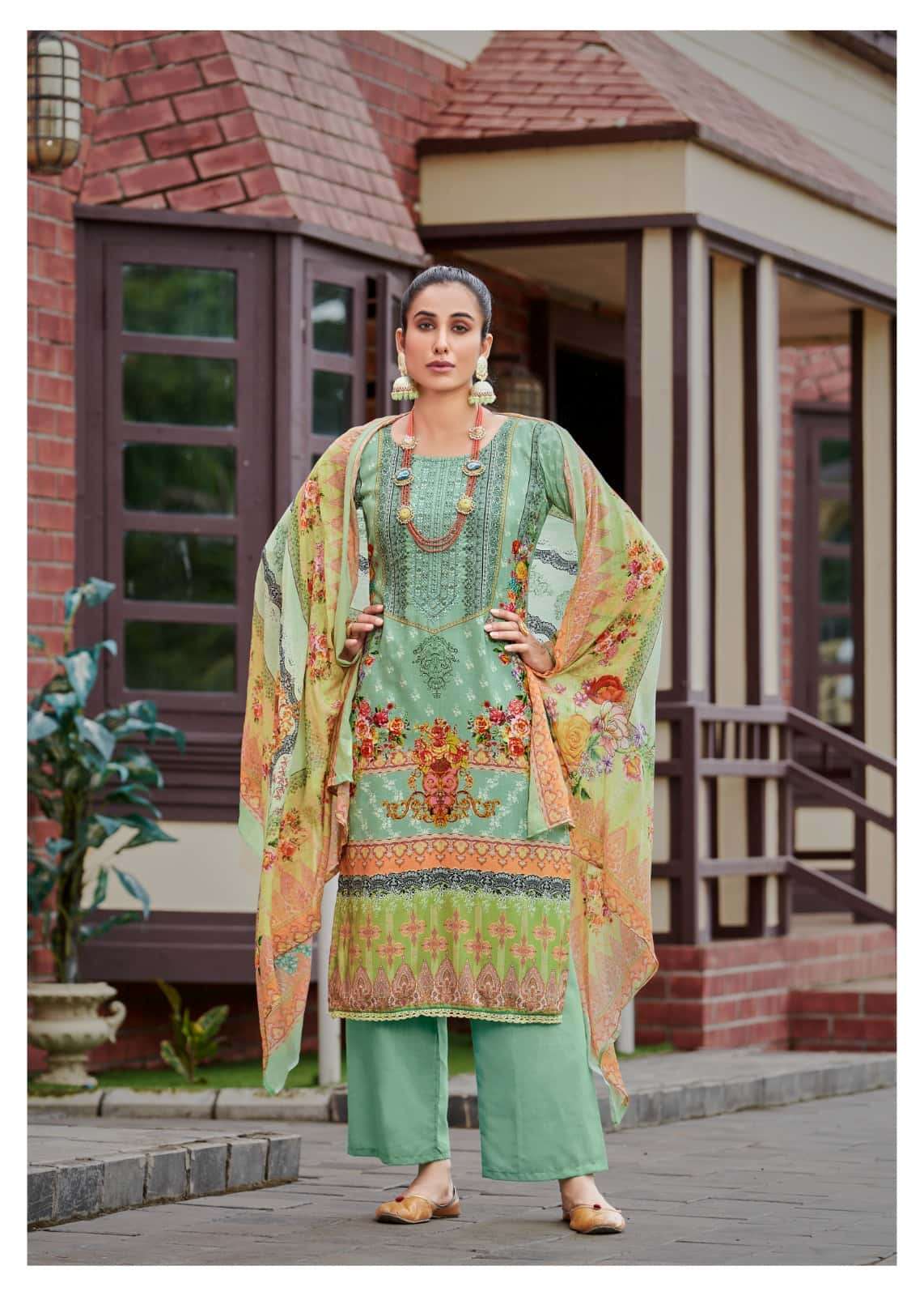 Varsha Aza Wholesale Pure Organza Silk Salwar Kameez - textiledeal.in