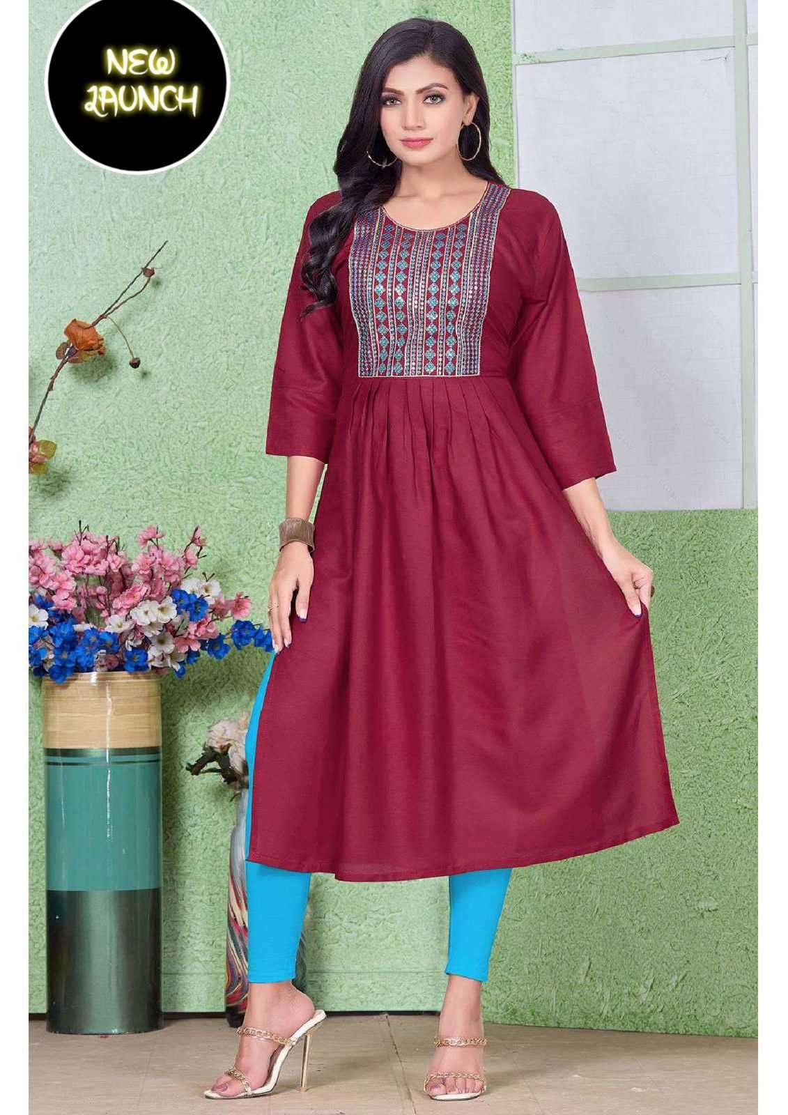 Buy online Women's Straight Kurta from Kurta Kurtis for Women by Readiprint  Fashions for ₹599 at 70% off | 2024 Limeroad.com
