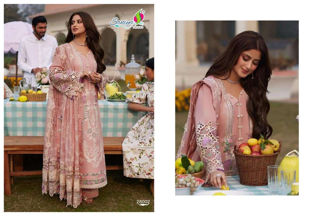 Saniya Trendz Mariya B Chikankari Vol 10 Heavy Embroidered Cotton