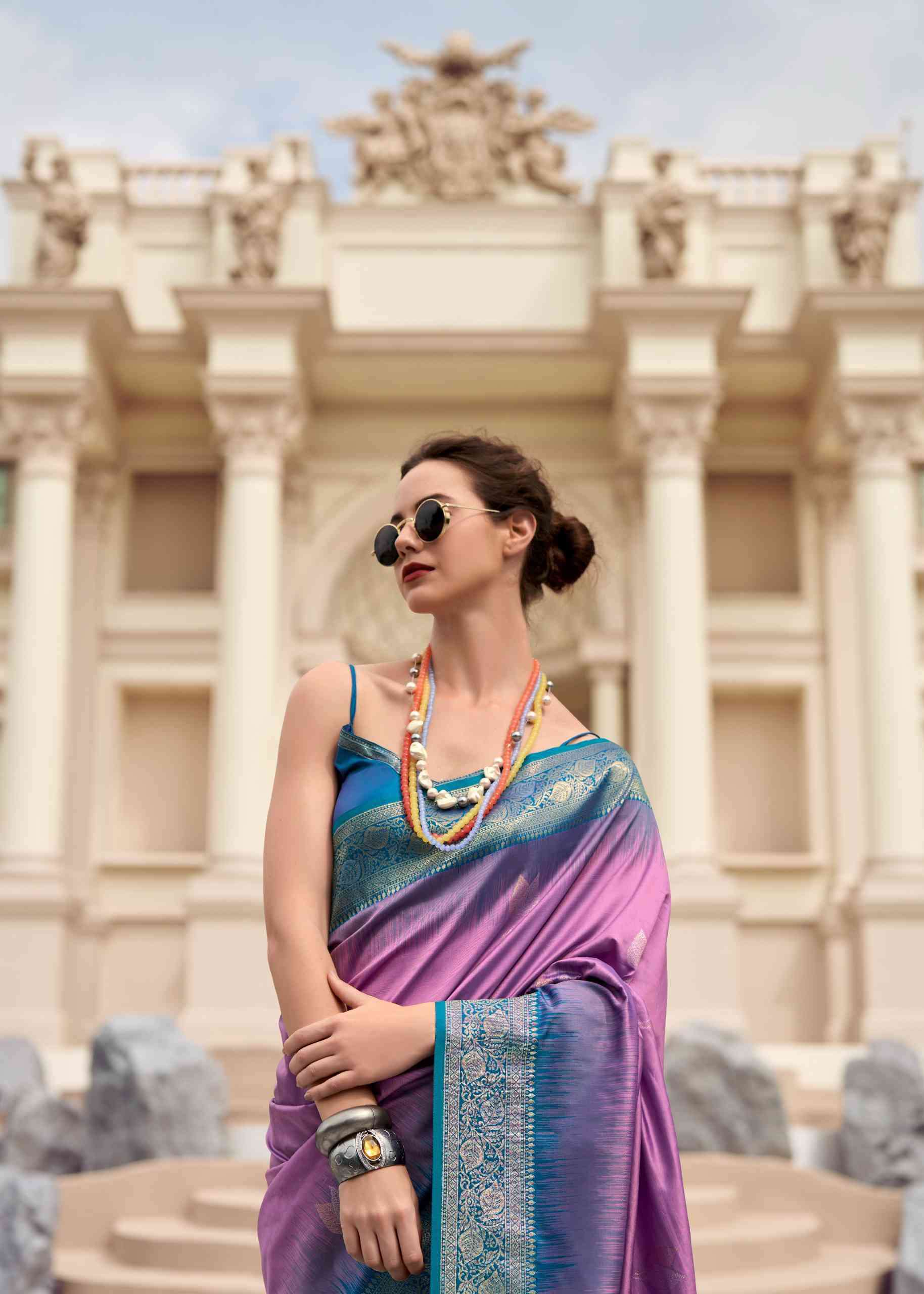 Rajpath White Mango 660001 To 660008 Partywear Silk Saree Catalog Exporter