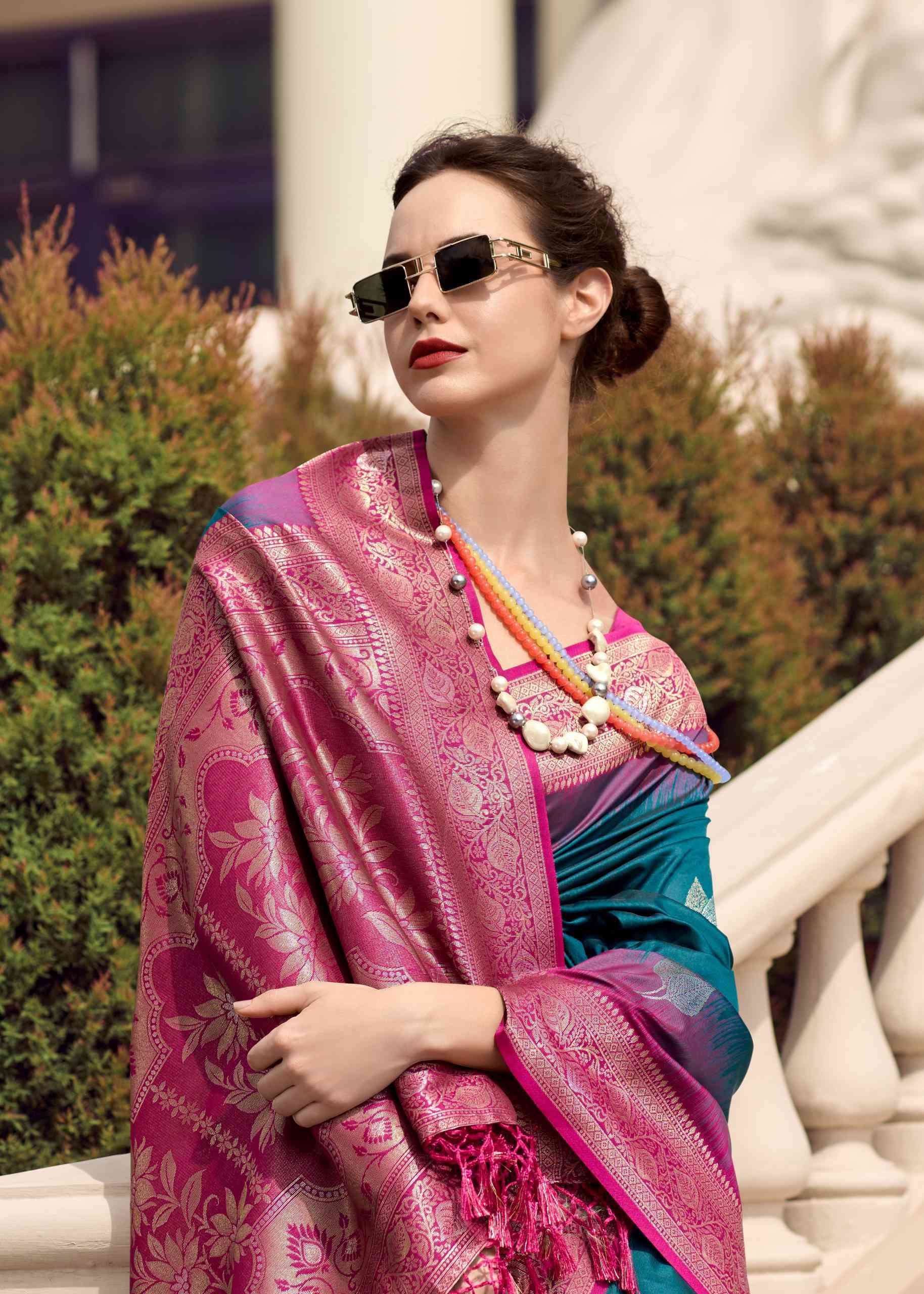 Rajpath White Mango 660001 To 660008 Partywear Silk Saree Catalog Exporter