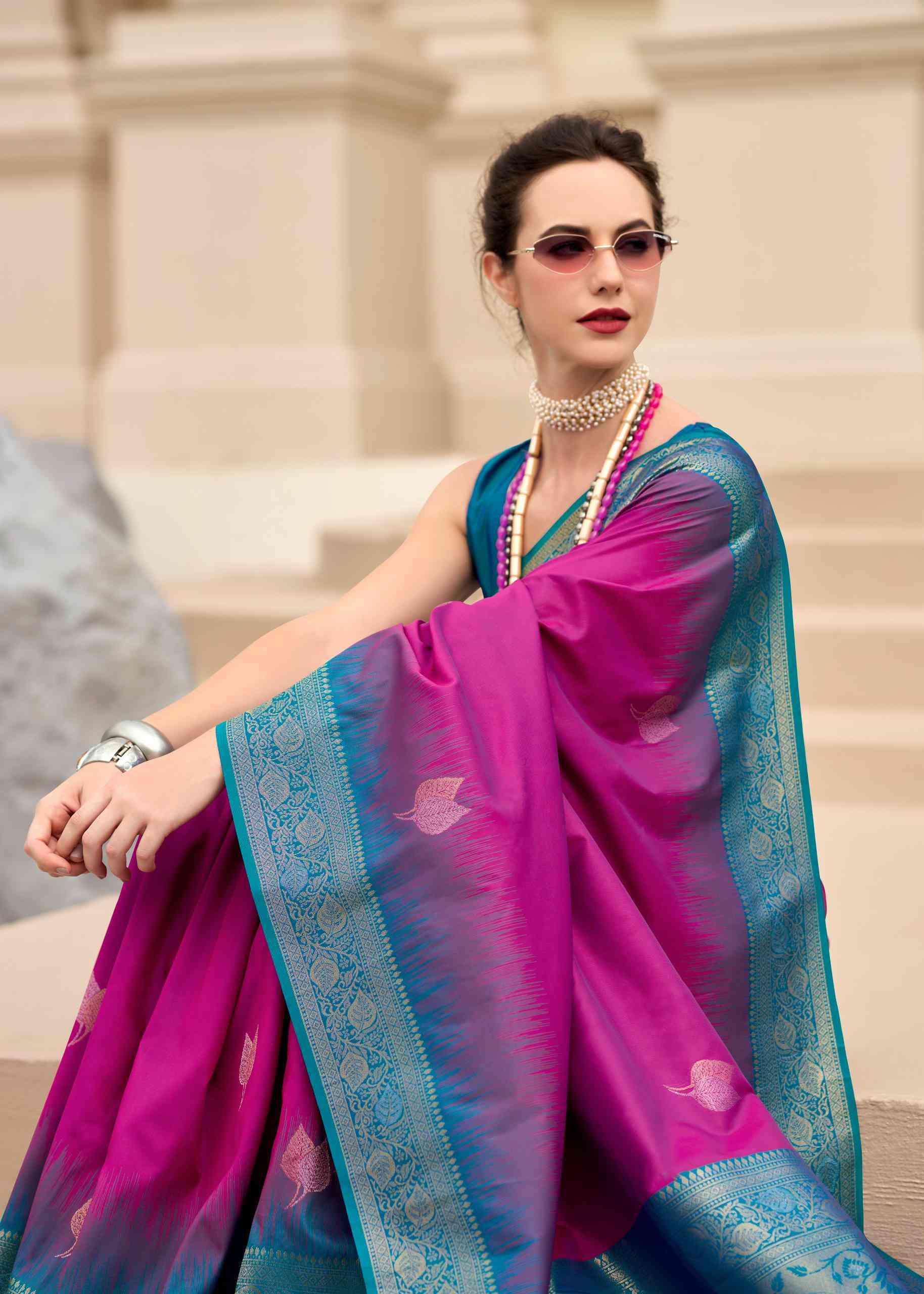 Rajpath White Mango 660001 To 660008 Partywear Silk Saree Catalog Exporter