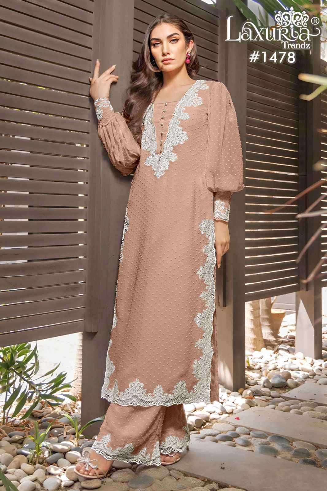 queenz closet designer women dresses ladies suits designer in ludhiana Laxuria Trendz 1478 Readymade Pakistani Suit Latest Collection vt::Dresses::Style::Sundresses