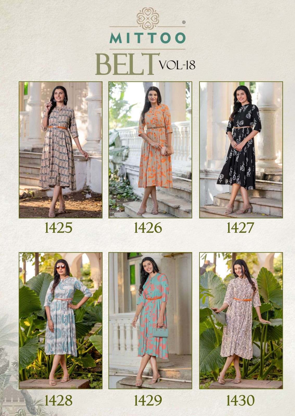 Mittoo Belt Vol 18 Western Wear Middy Frock Kurti Catalog Supplier