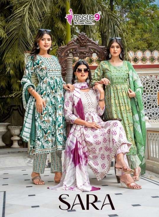 Mystic 9 Sara Vol 17 Premium Style Nayra Cut Suit Catalog Exporter