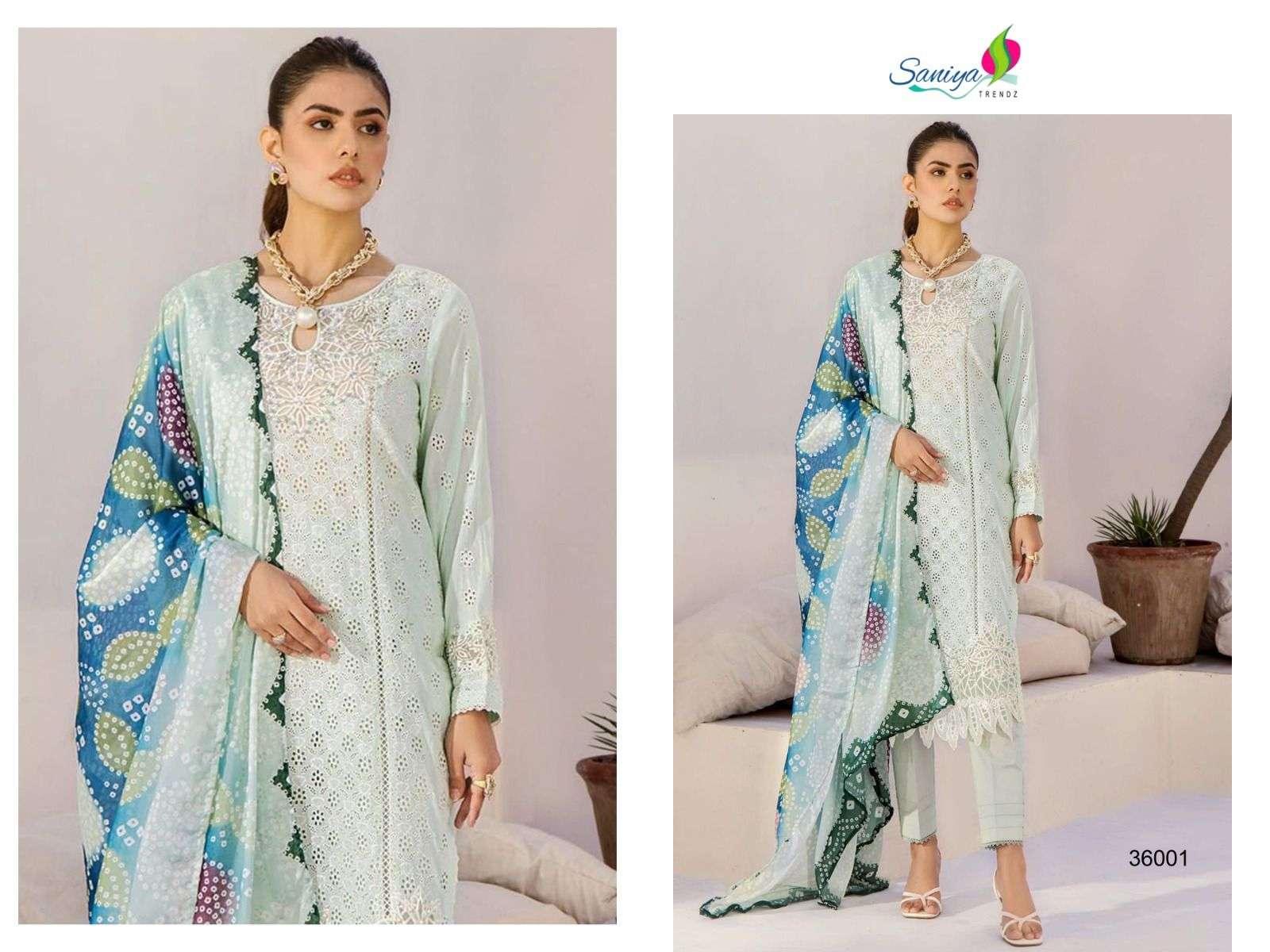 Saniya Trendz Adan Libas Chikankari Vol 36 Heavy Chikan Work