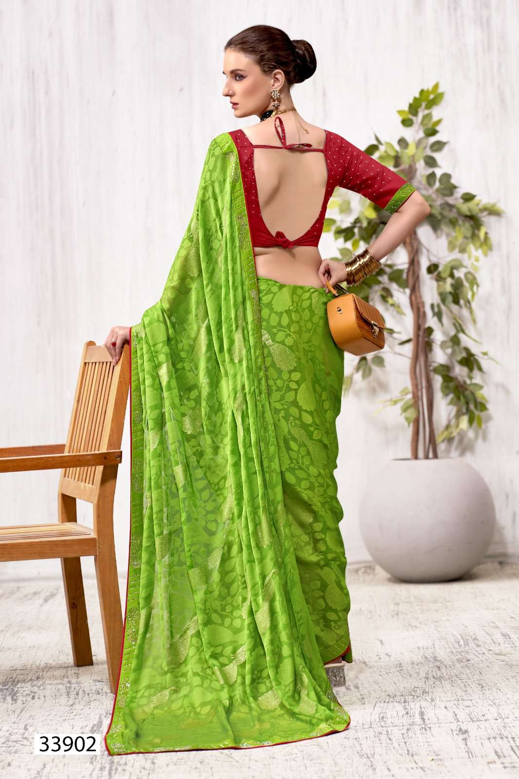 Vallabhi Prints Jaya Vol 2 Designer Brasso Saree Catalog Exporter