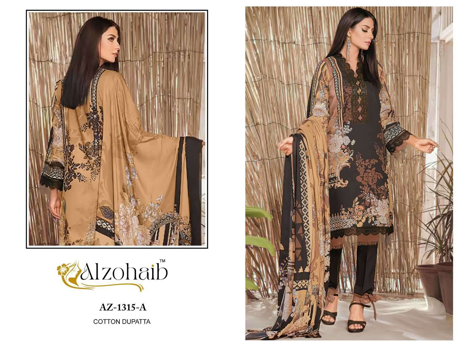 Alzohaib 1315 Colors Pakistani Suit Collection Catalog Trader Price Surat