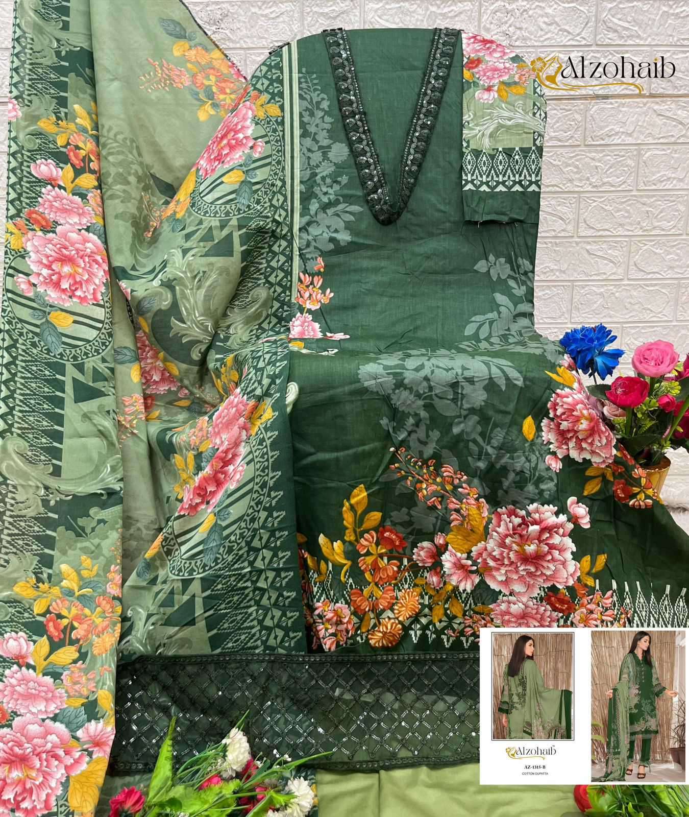 Alzohaib 1315 Colors Pakistani Suit Collection Catalog Trader Price Surat
