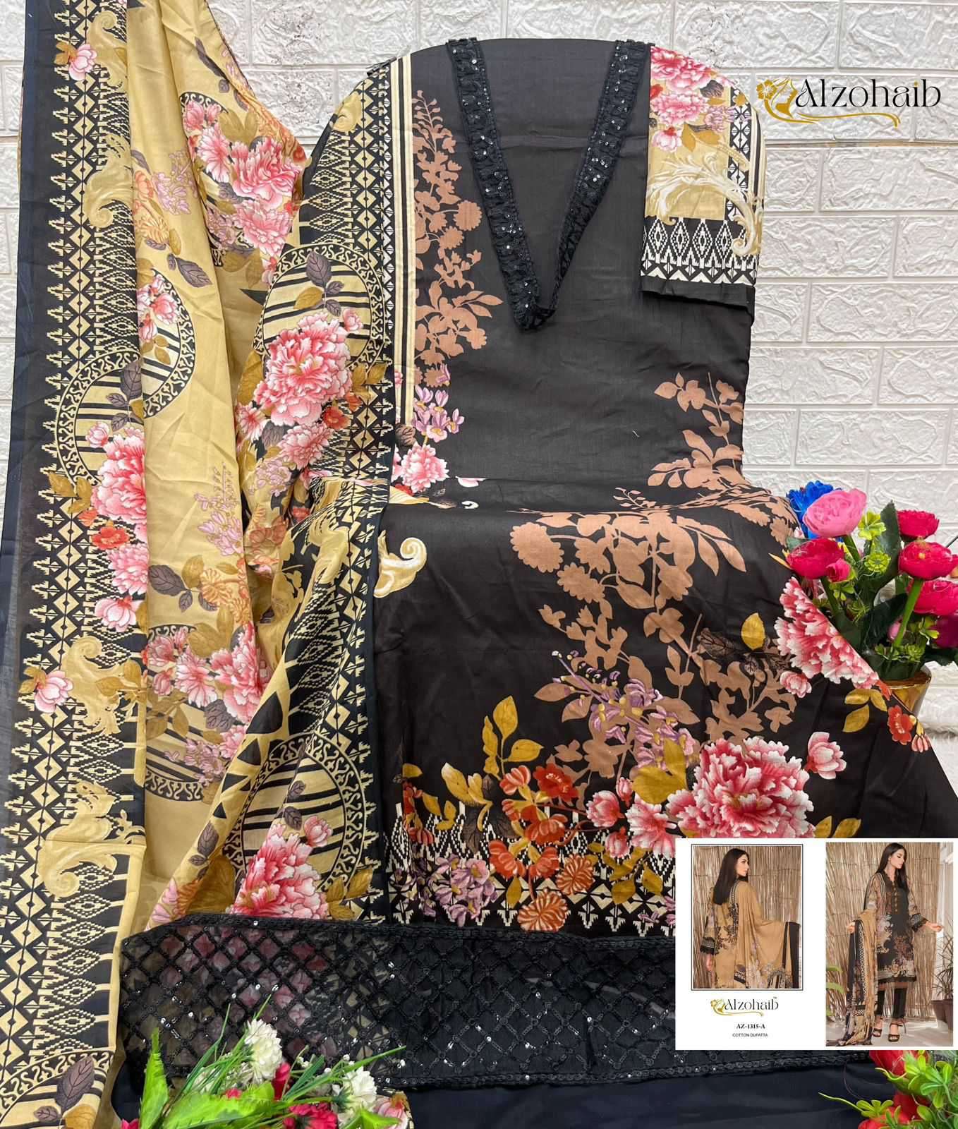 Alzohaib 1315 Colors Pakistani Suit Collection Catalog Trader Price Surat